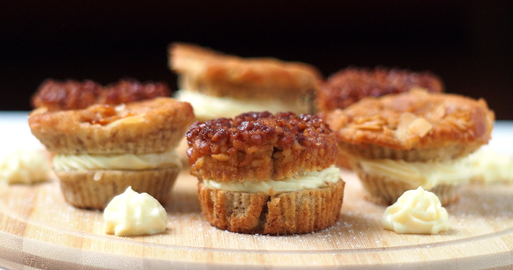 Bienenstich-Muffins, ein Traum! Die gibt es öfter!