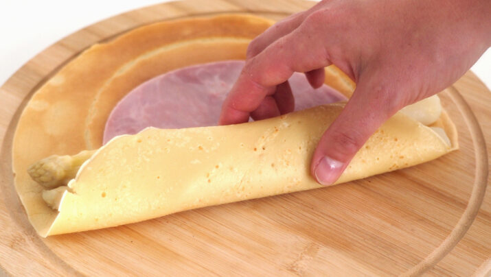 Überbackene Spargel-Pfannkuchen - ein delikates Schlemmergericht ...