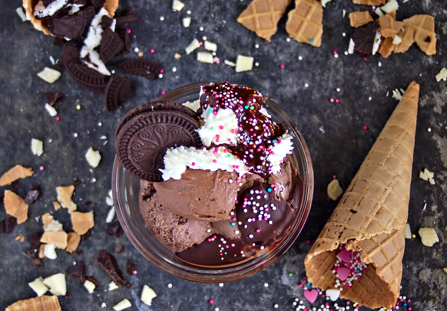 super cremiges Schokoladeneis - ohne Eismaschine! - Mach was Leckeres super cremiges Schokoladeneis - ohne Eismaschine! - Mach was Leckeres