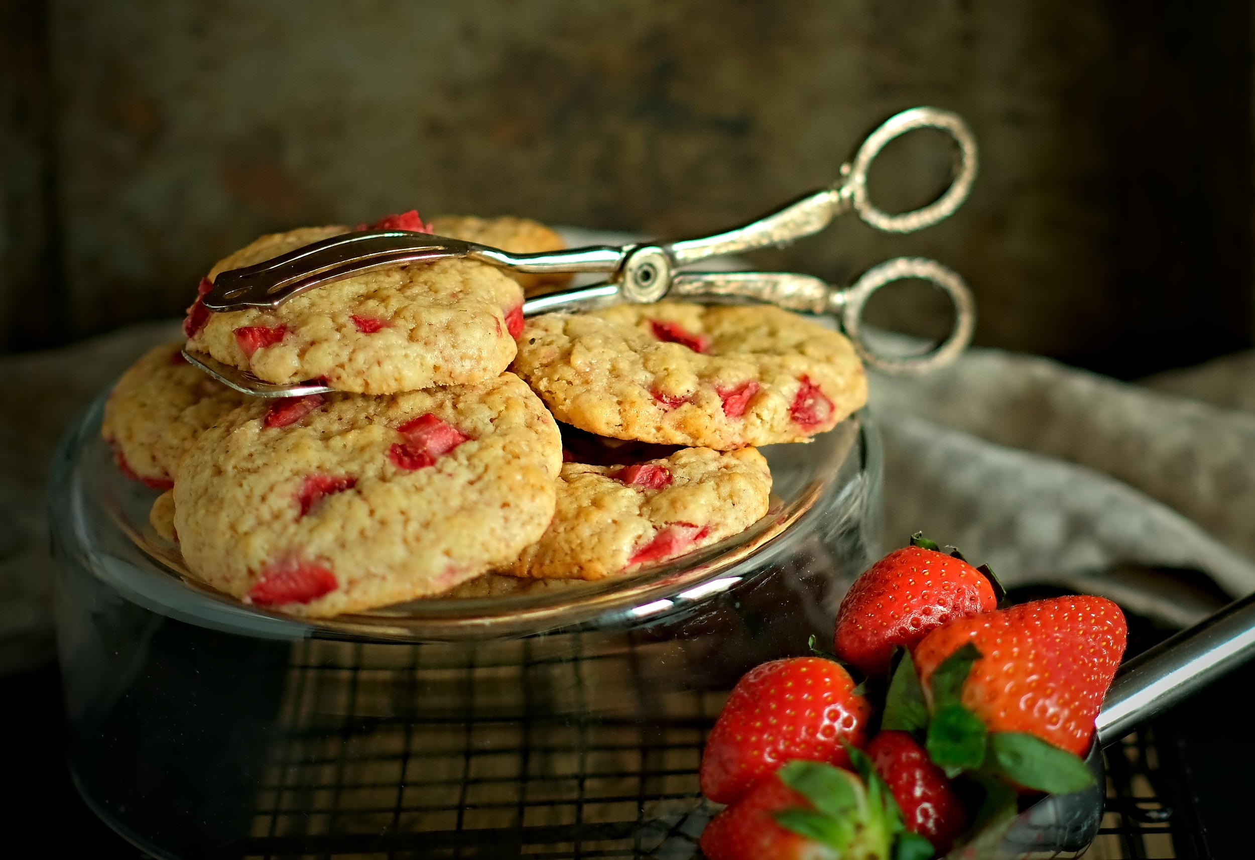 Cookies mit Erdbeeren,so lecker und fruchtig können Kekse sein!