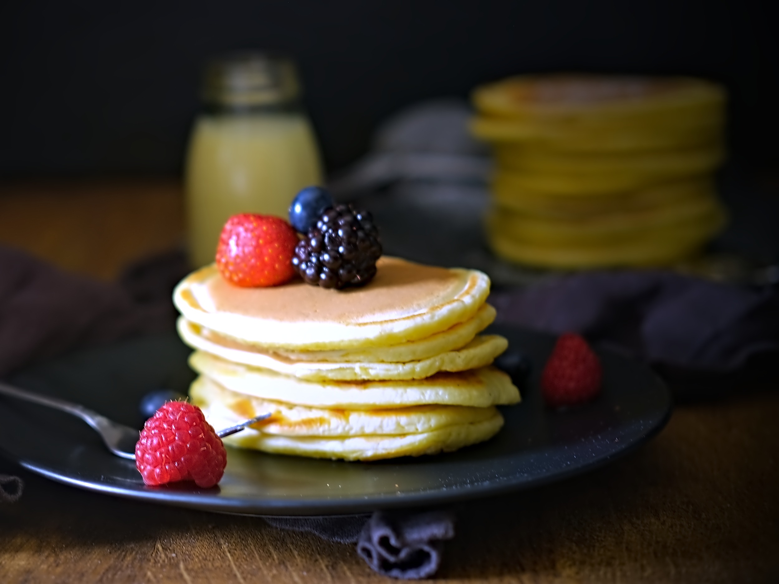 fluffige Pancakes, unser Soulfood am Morgen !