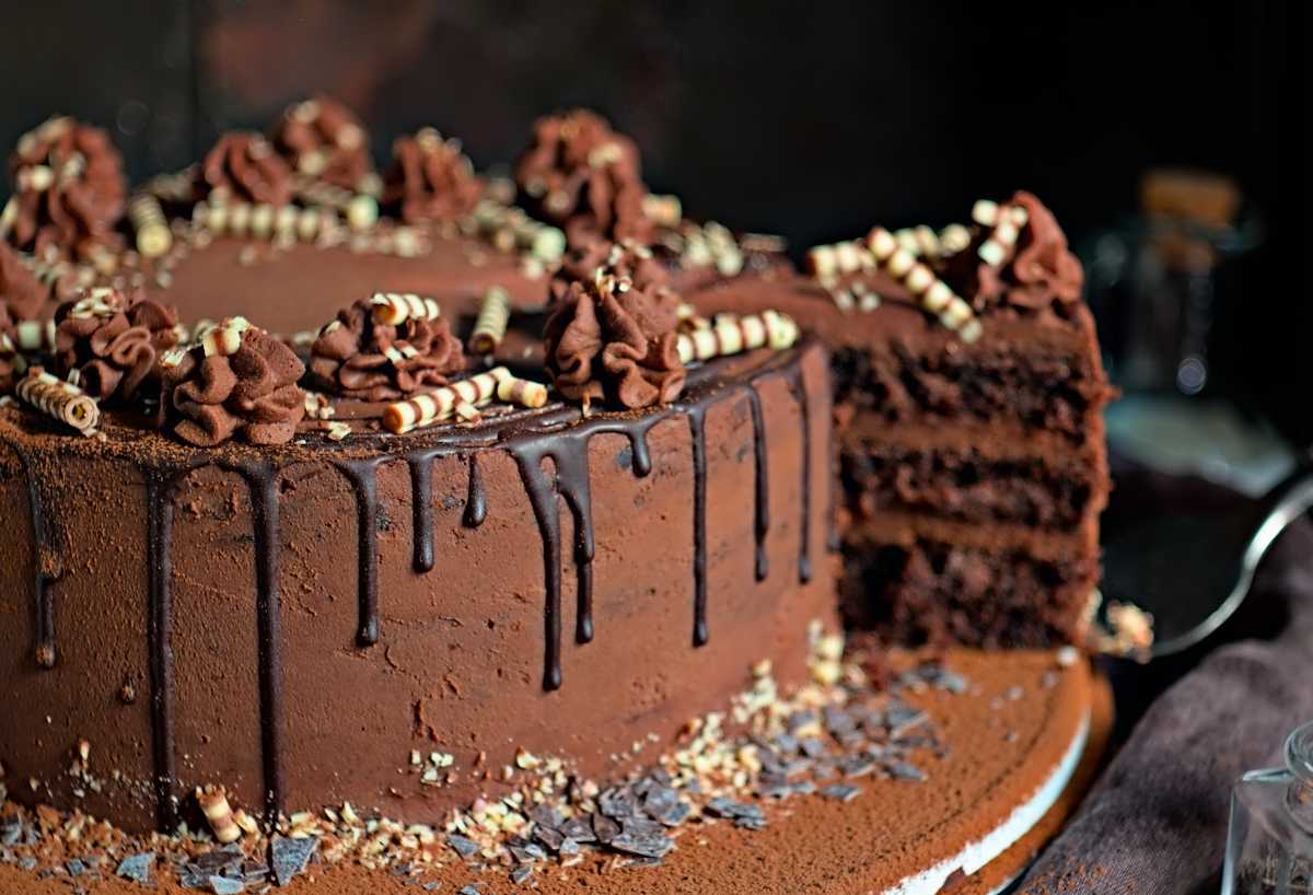 cremige Schokotorte - ein einfaches Rezept! - Mach was Leckeres