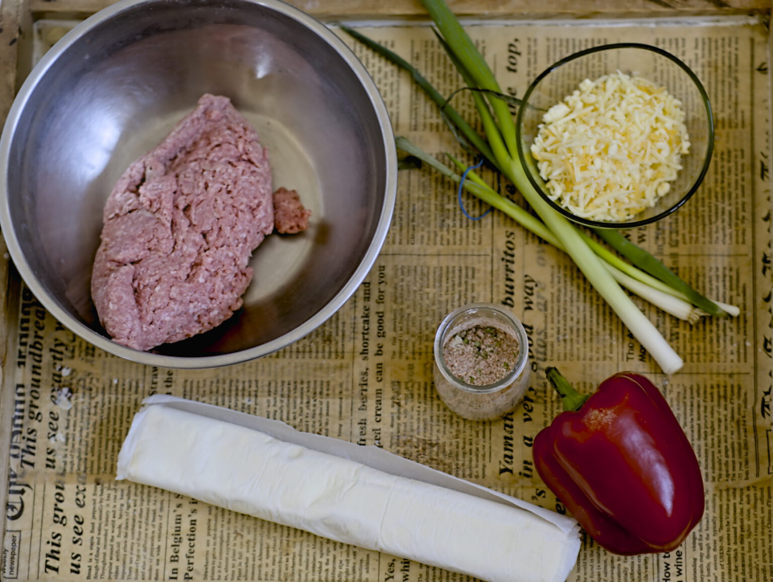 Blätterteigrolle mit Hackfleischfüllung: Ein tolles Familienessen ...