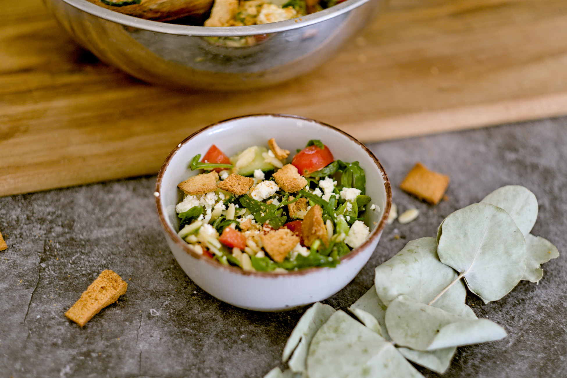 So schmeckt der Sommer. Einfach und lecker unser Kritharaki-Salat !