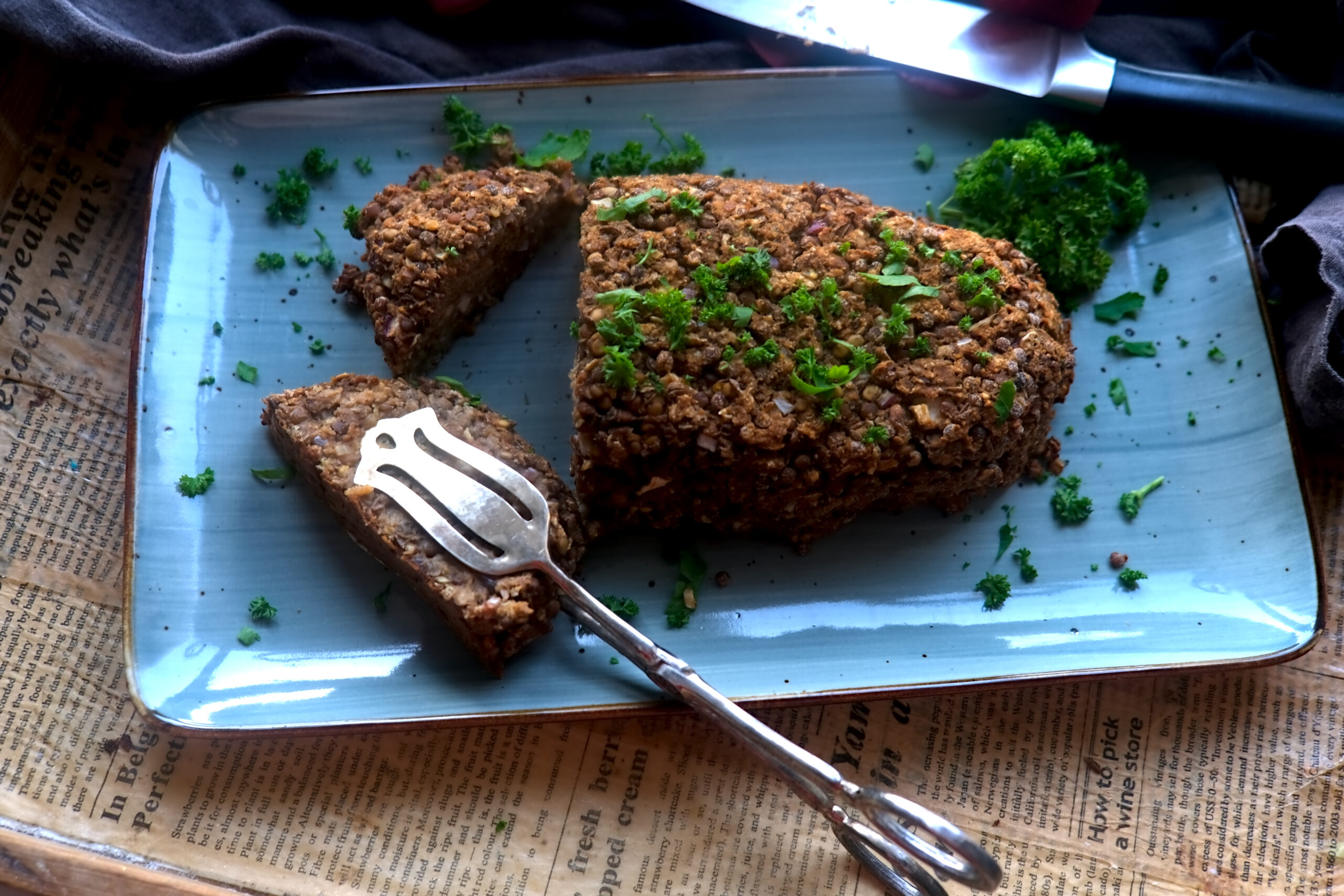 Linsenbraten- die fleischlose Alternative für die Festtage!