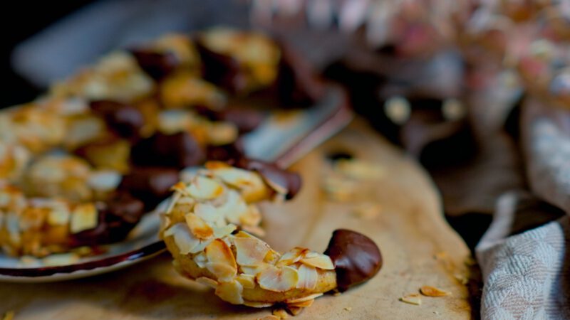 süße Mandelhörnchen wie vom Bäcker