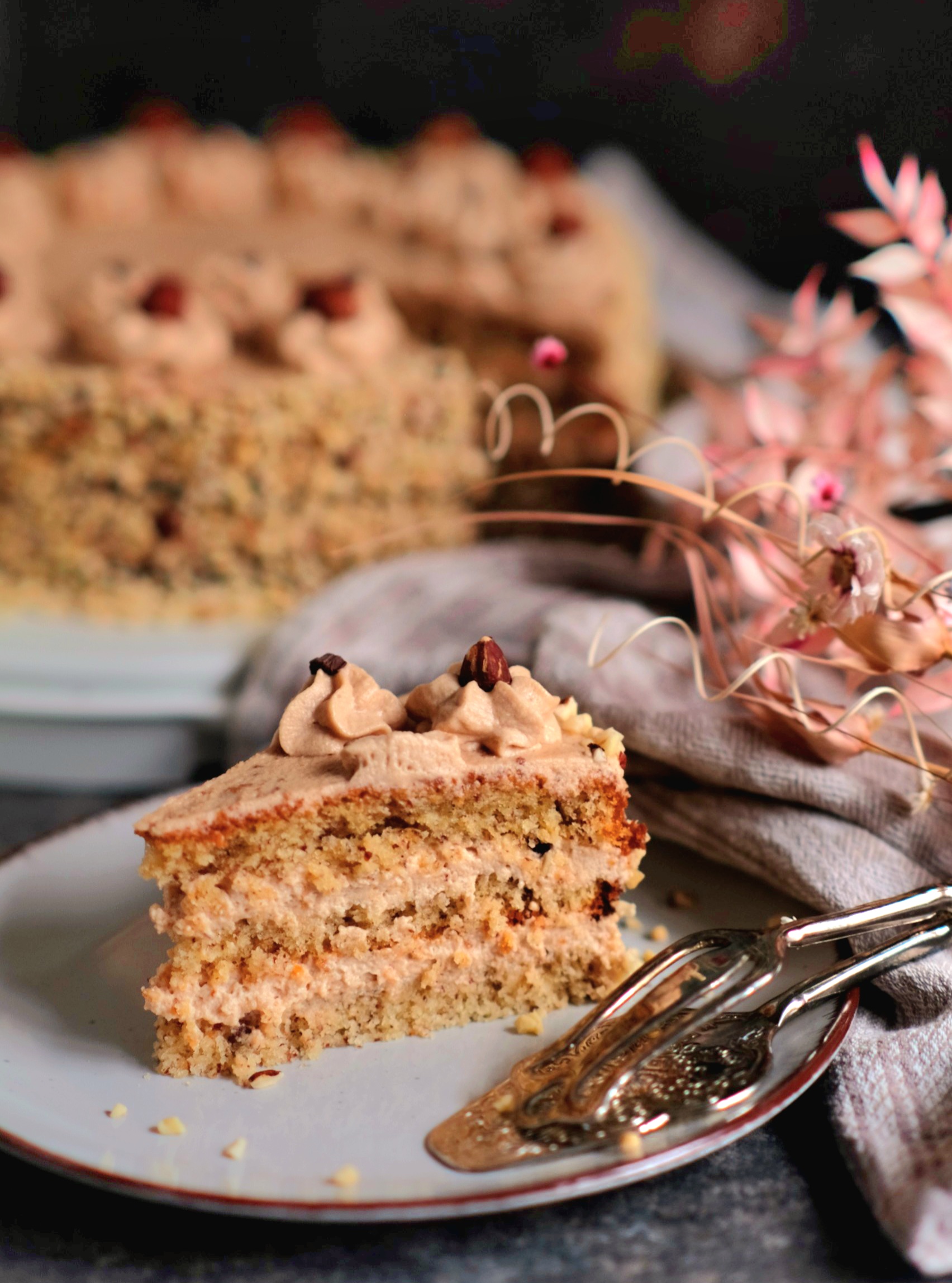 Nuss Torte - ein einfaches Rezept - Mach was Leckeres