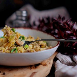 Nudel One Pot mit Hack und Porree in Käsesoße!