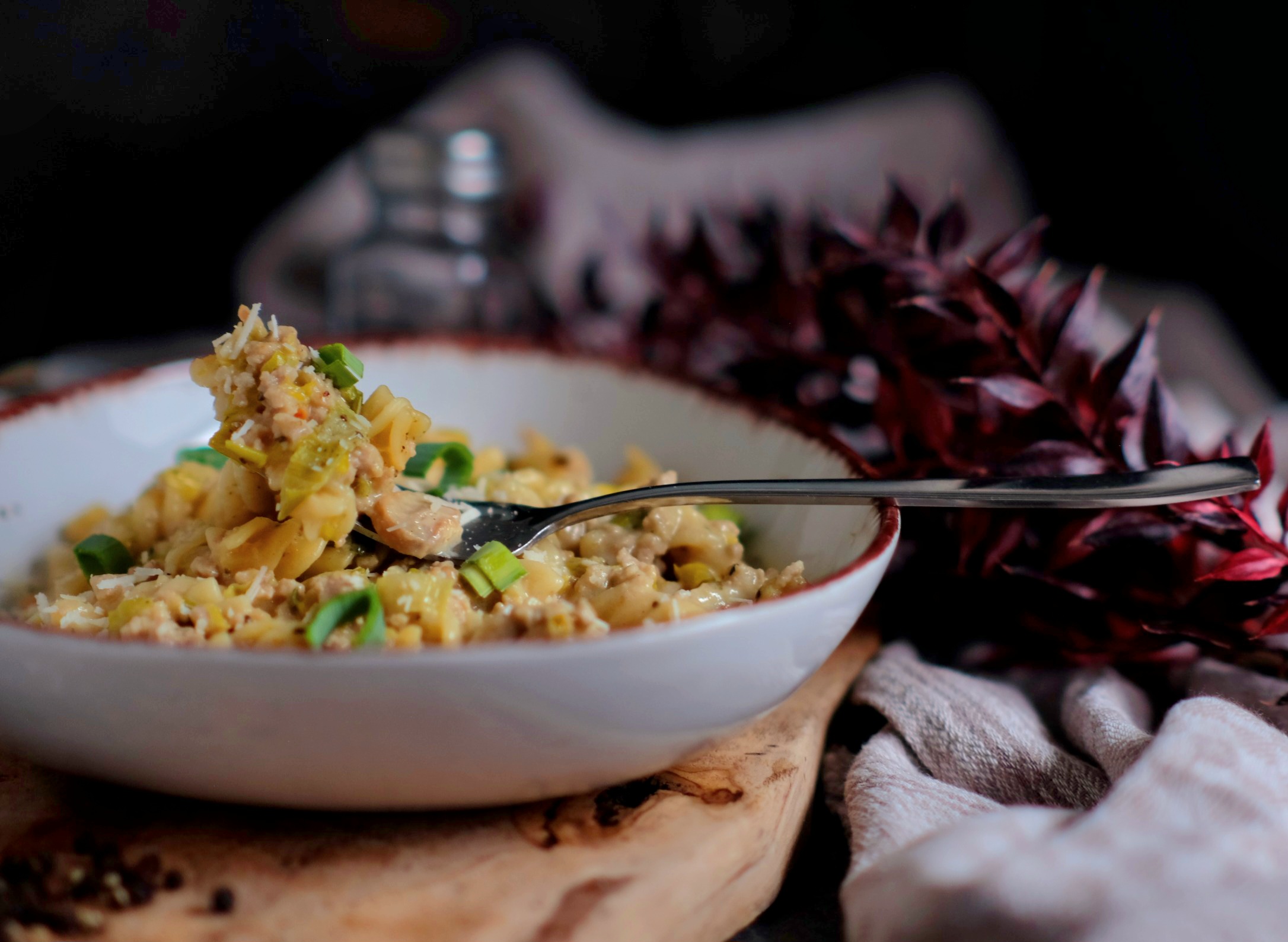 Nudel One Pot mit Hack und Porree in Käsesoße!