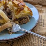 Spargelsuppe mit Gehacktes, Kartoffeln und Spargel