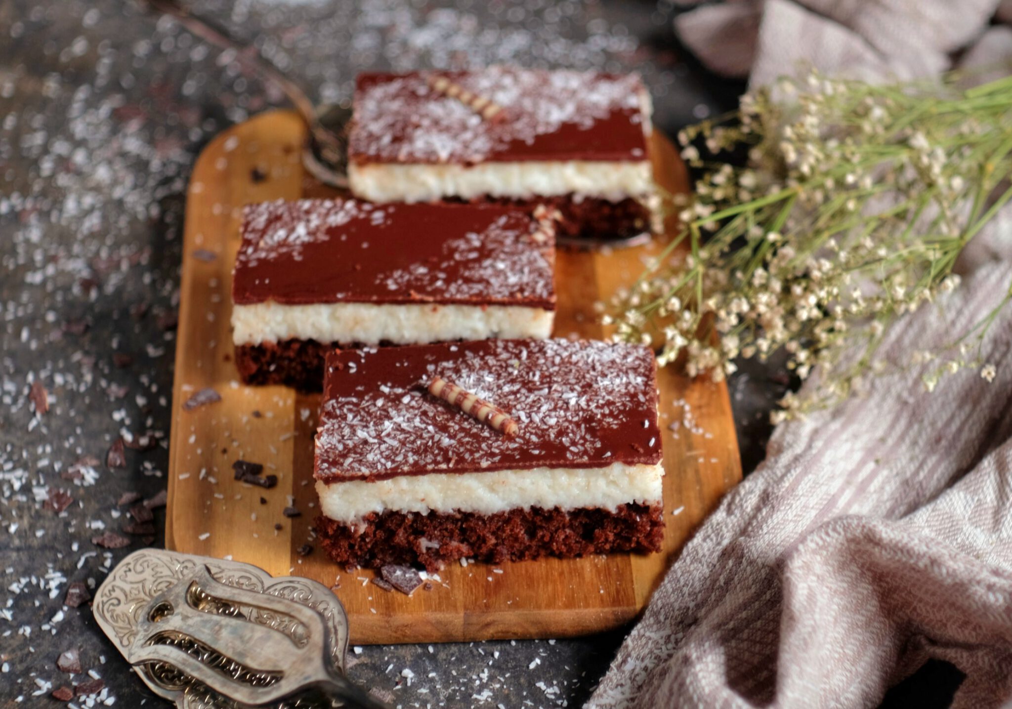 saftiger Bounty Kuchen vom Blech - Mach was Leckeres saftiger Bounty Kuchen vom Blech - Mach was Leckeres