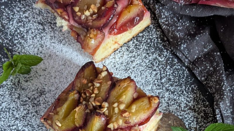 Ein ganze Blech voll Pflaumenkuchen, himmlisch lecker!