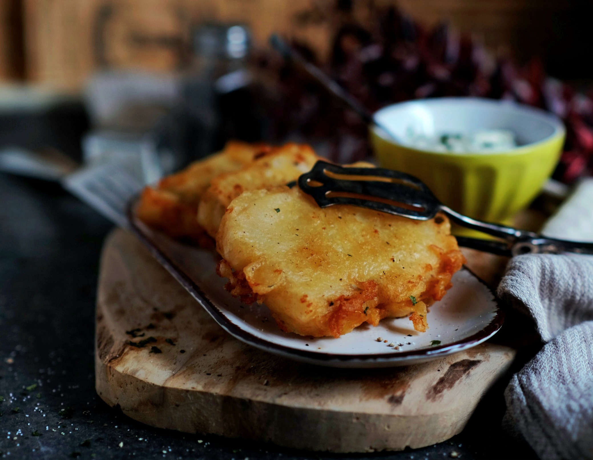 Backfisch wie vom Weihnachtsmarkt