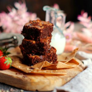 saftige Schoko-Brownies: ein einfaches Rezept