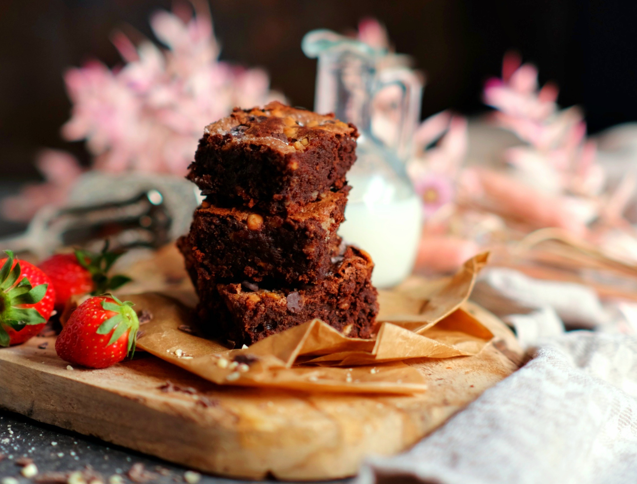 saftige Schoko-Brownies: ein einfaches Rezept