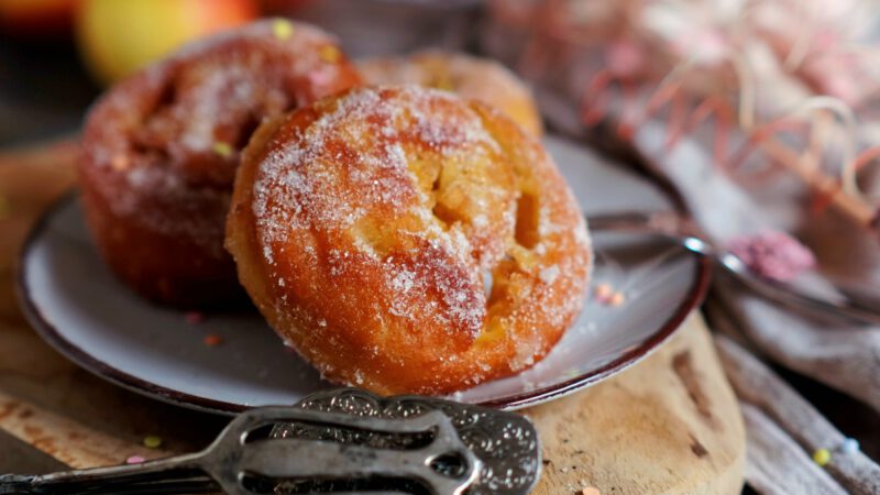 softes Apfelberliner Rezept: frittiert oder aus dem Airfryer